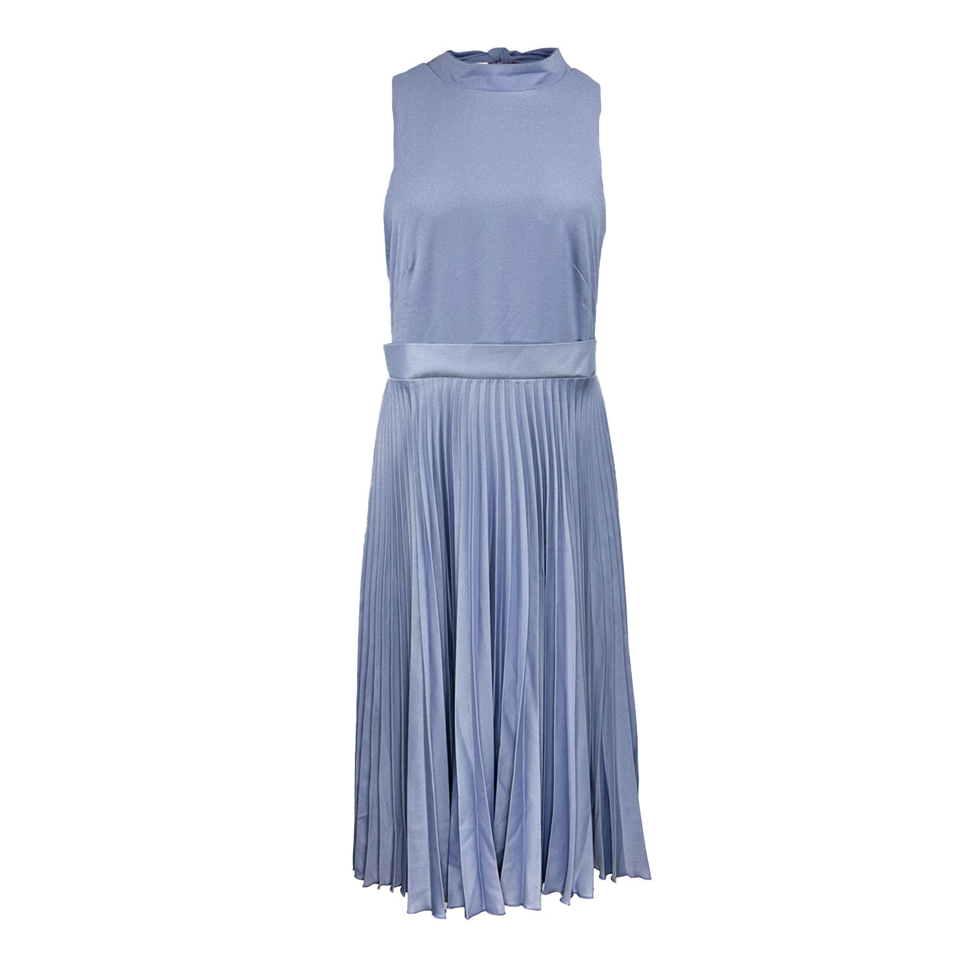 Дамска вечерна рокля с плисета Closet London в лилаво - 0