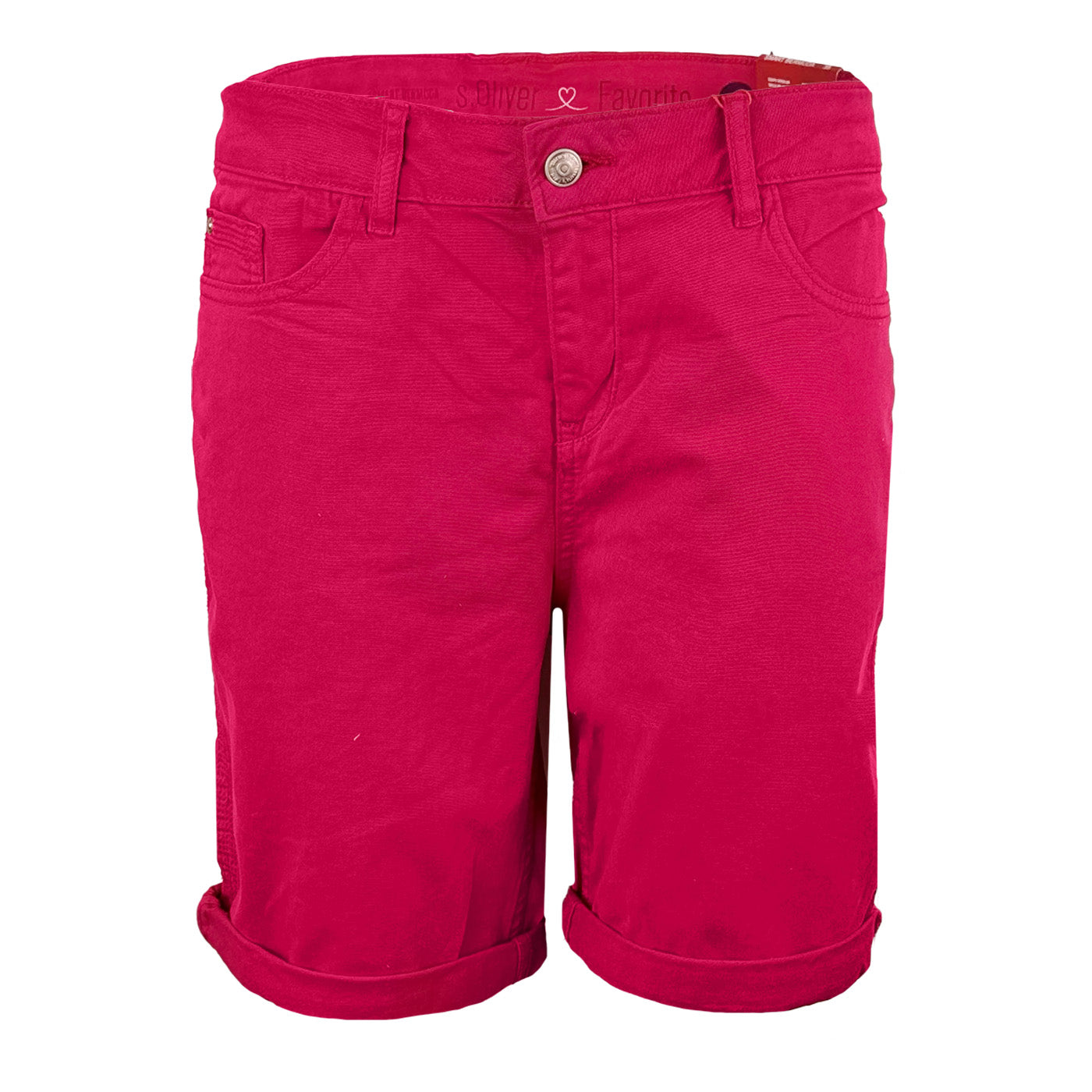 Дамски къси панталони s.Oliver в червено - 0