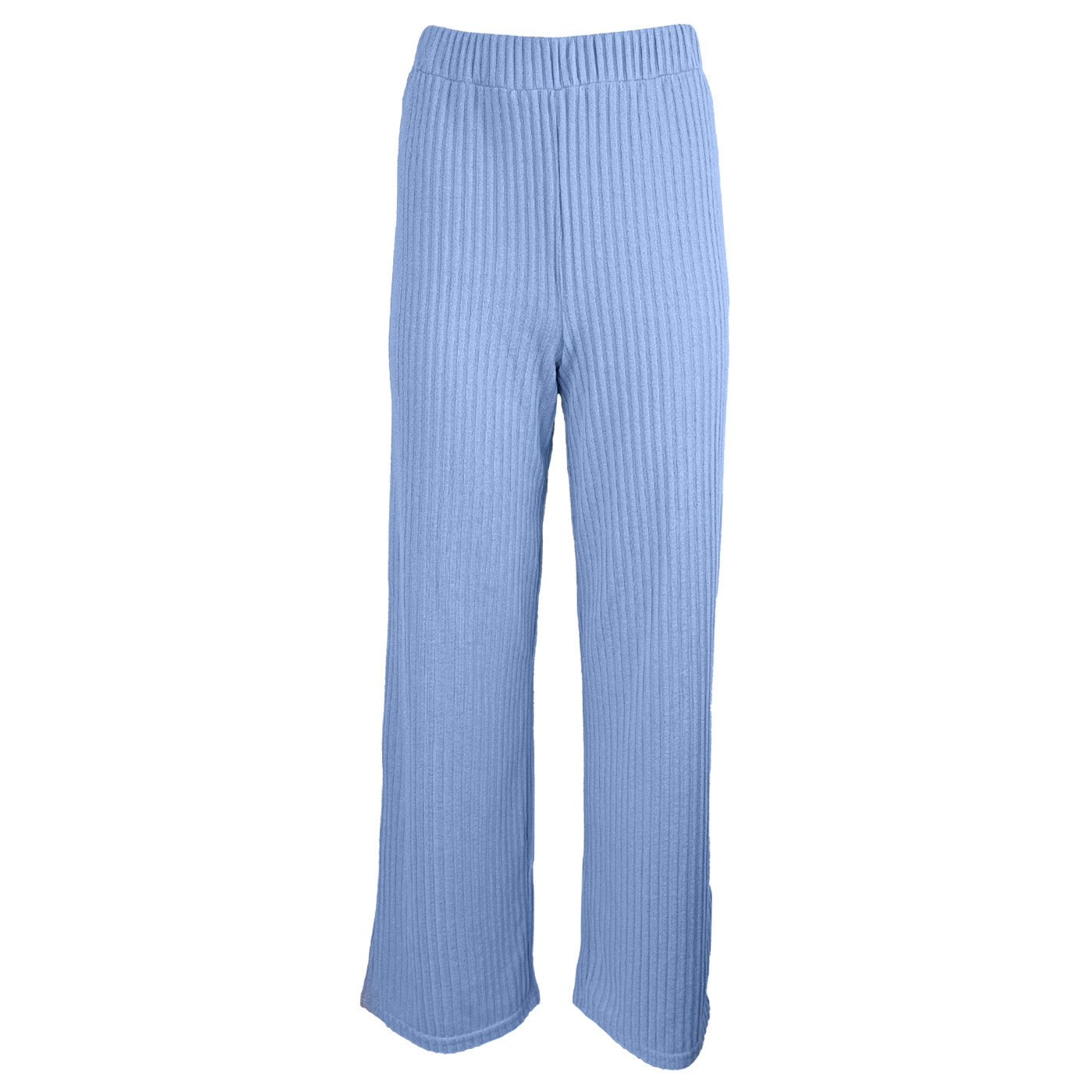 Дамски панталон с висока талия Vero Moda в синьо - 0