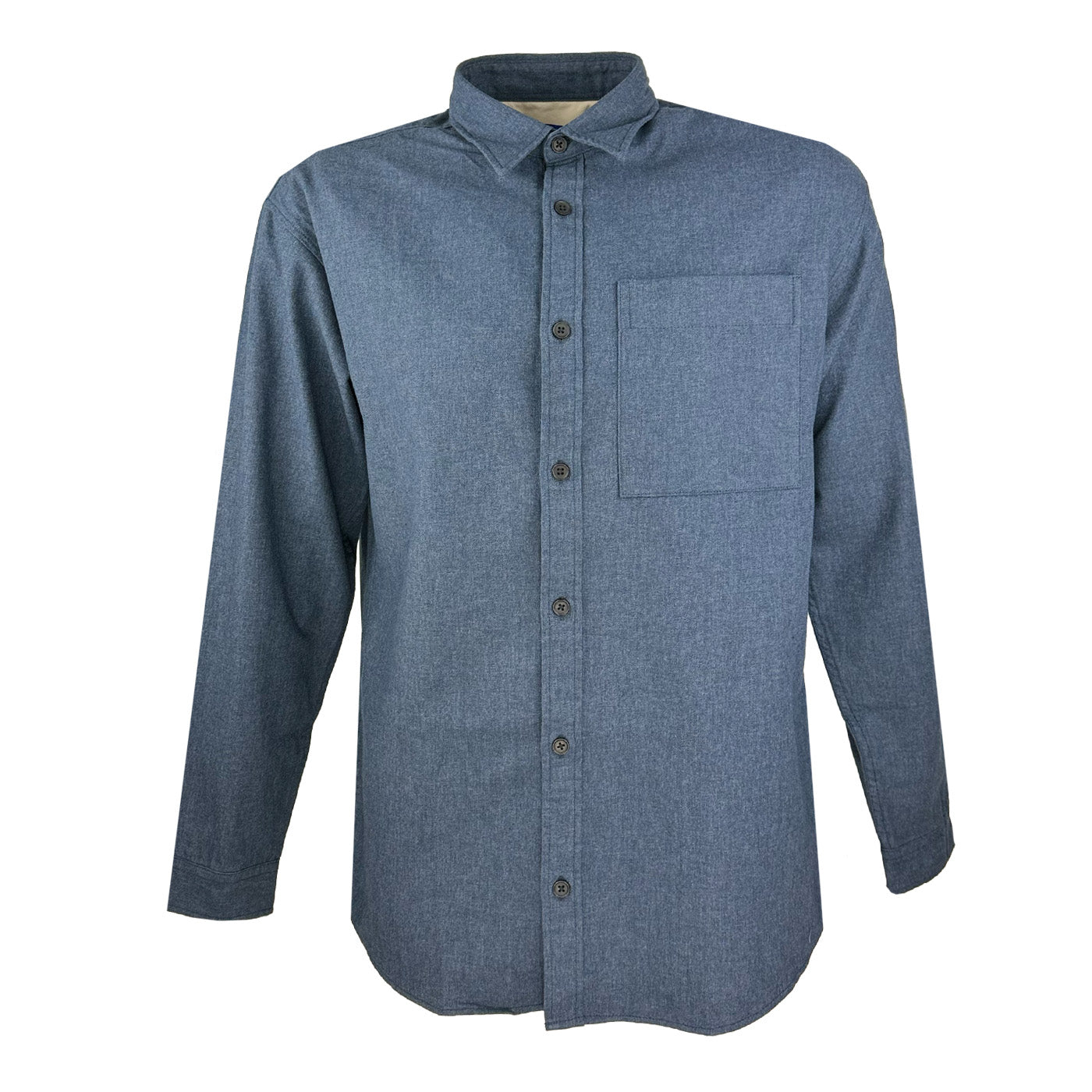 Мъжка риза Jack&Jones Originals в тъмно синьо - 0