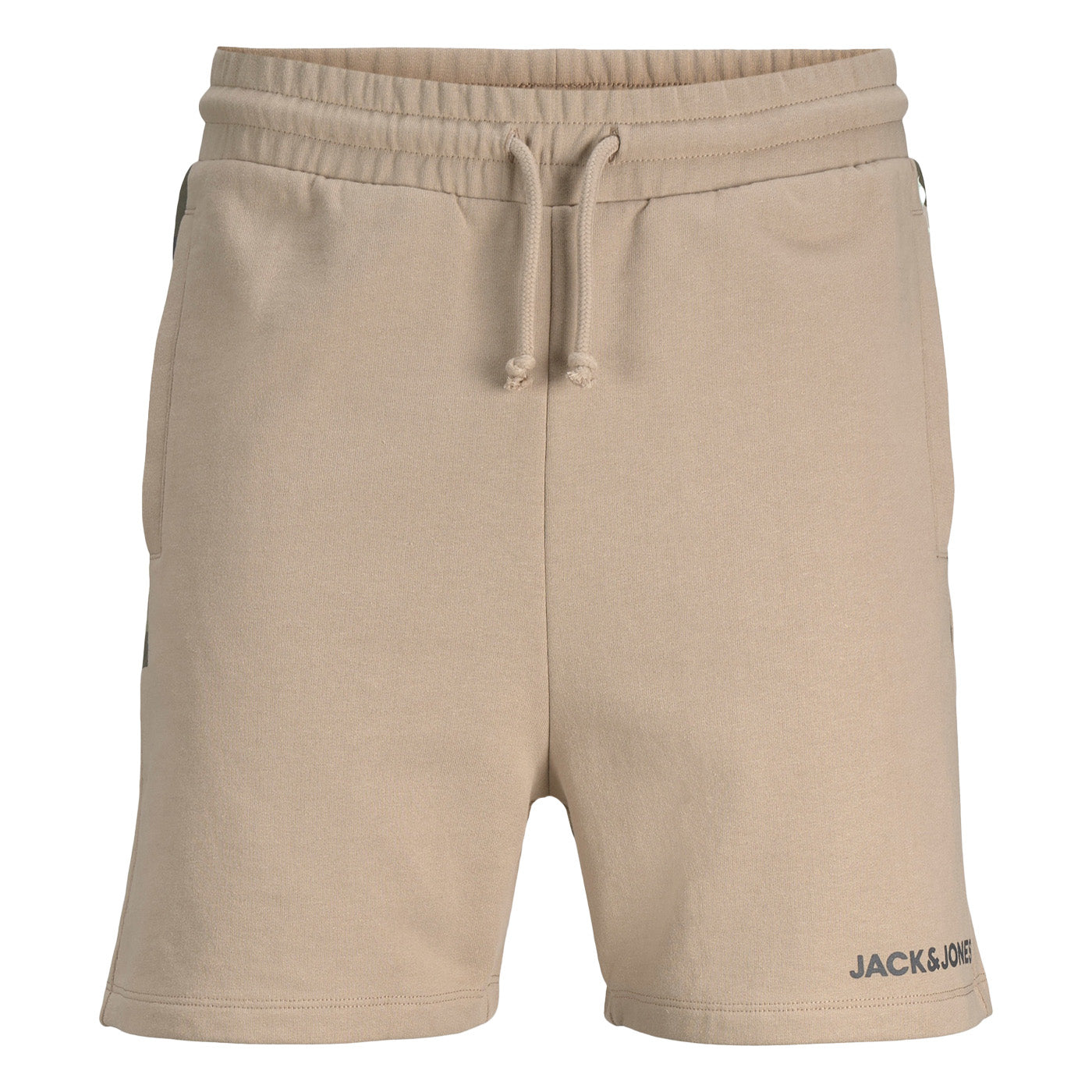Мъжки спортни къси панталони Jack&Jones в бежово - 0