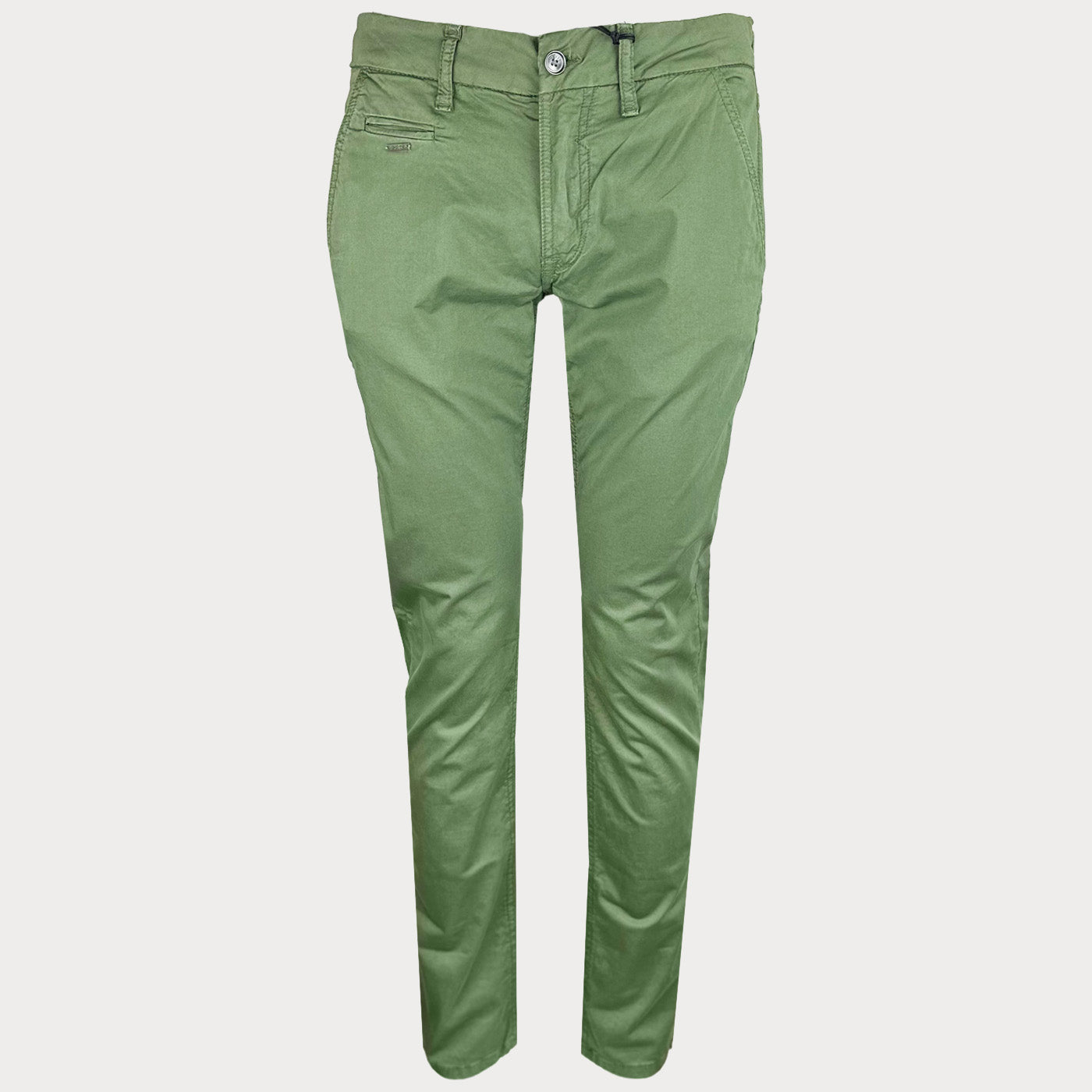 Мъжки спортно елегантен панталон в зелено