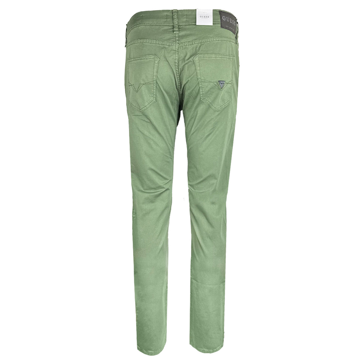 Мъжки спортно елегантен панталон в зелено - 0