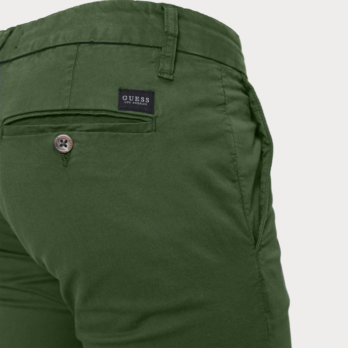 Мъжки втален панталон Guess в зелено - 0