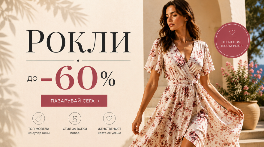 Дамски рокли