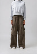 Дамски суитшърт Nike в сив цвят Oversized-2