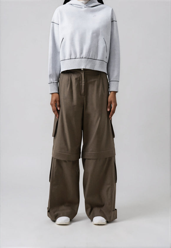 Дамски суитшърт Nike в сив цвят Oversized