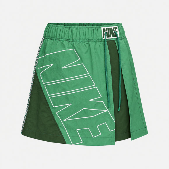 Nike дамска пола в зелен цвят