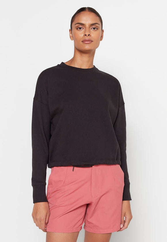 Calvin Klein дамски суитшърт в черно