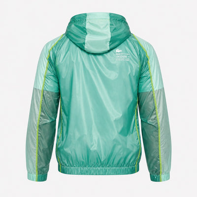 Мъжко зелено яке Lacoste от полиамид - 0