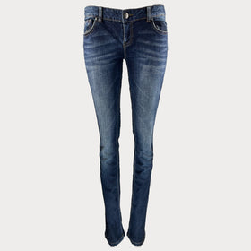 вталени дамски дънки с прав крачол Tom Tailor с отсъпка от онлайн магазин MISMO.BG