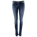 Дамски вталени дънки в тъмно синьо Tom Tailor-2