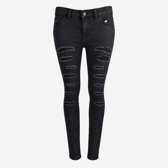 Черни дамски дънки skinny Tom Tailor Jona