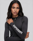 Дамска черна рокля Superdry-2