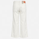 Дамски бели дънки с широки крачоли Levis-2