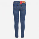 Дамски дънки skinny в тъмно синьо Levis 711-2