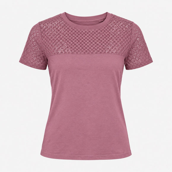 Дамска тениска Vero Moda в кафяво