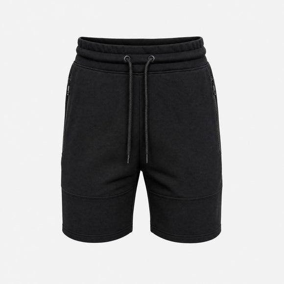 Мъжки къси панталони Jack & Jones в черно