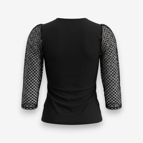 Дамска блуза Vero Moda с дантелени ръкави