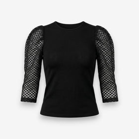 Дамска блуза Vero Moda с дантелени ръкави