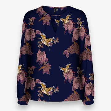 Дамска блуза Vero Moda в синьо