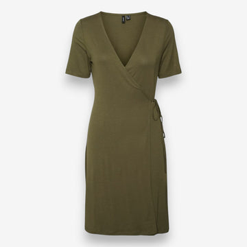 Vero Moda дамска рокля в зелен цвят