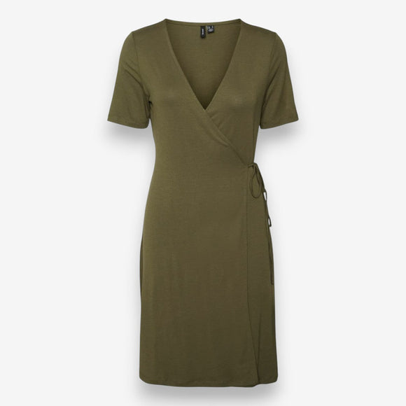 Vero Moda дамска рокля в зелен цвят