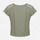 Дамска тениска Vero Moda в зелен цвят-2