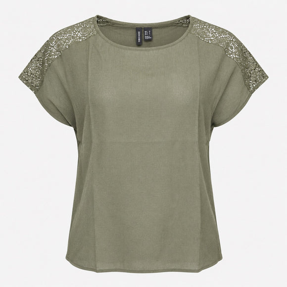 Дамска тениска Vero Moda в зелен цвят
