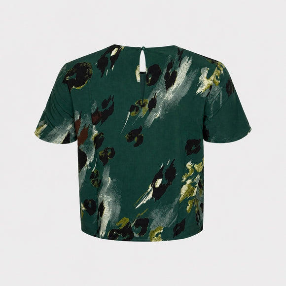 Дамска тениска Vero Moda в зелен цвят