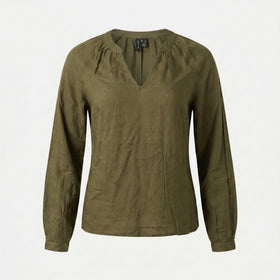 Дамска блуза Vero Moda в зелен цвят