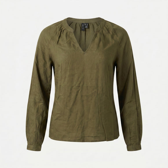 Дамска блуза Vero Moda в зелен цвят