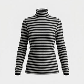 Дамска раирана блуза с поло яка Vero Moda