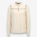 Бежова дамска блуза Vero Moda