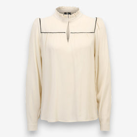 Бежова дамска блуза Vero Moda