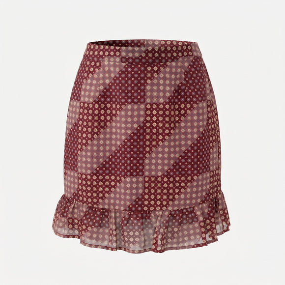 Многоцветна дамска пола Vero Moda