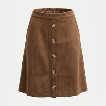 Vero Moda дамска пола в кафяво