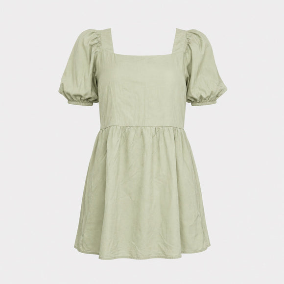 Дамска рокля Vero Moda в зелен цвят