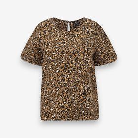 Дамска тениска Vero Moda в кафяво