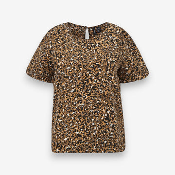 Дамска тениска Vero Moda в кафяво