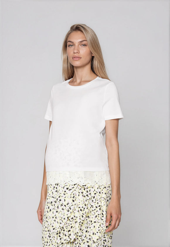 Vero Moda дамска тениска в бял цвят