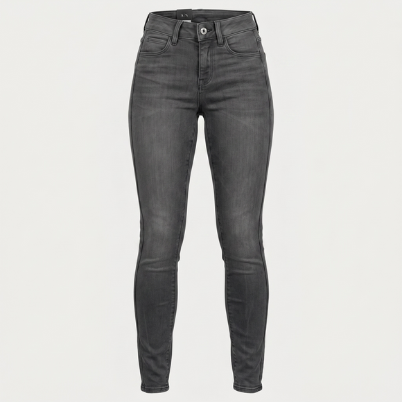 Дамски сиви дънки skinny G-STAR RAW