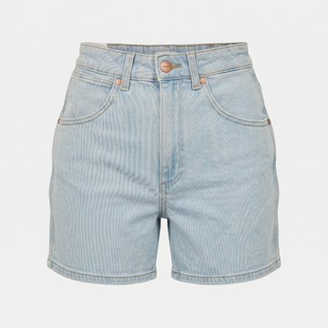 Дамски къси дънки Wrangler Mom в синьо