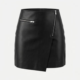 Дамска кожена пола Guess - 0