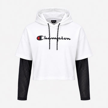 Дамски суитшърт с качулка Champion