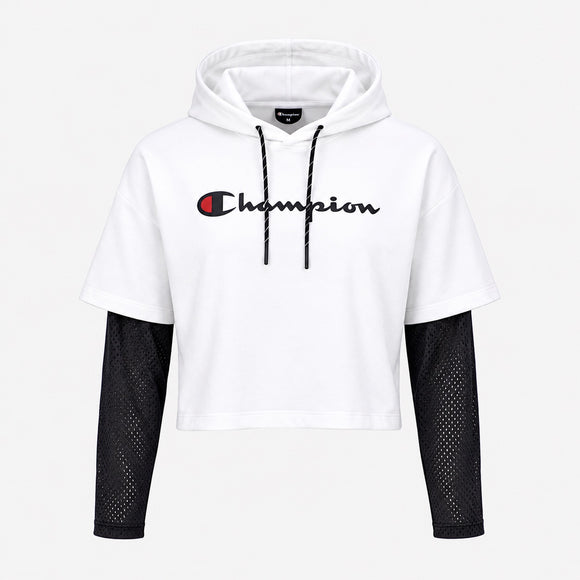 Дамски суитшърт с качулка Champion