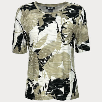 Дамска блуза DKNY с къс ръкав 