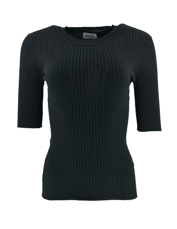 Дамска пуловер с къс ръкав NA-KD