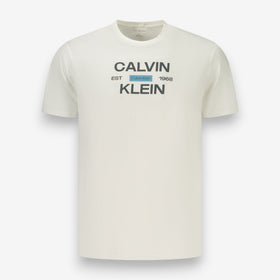 Calvin Klein мъжка тениска бяла 100% памук