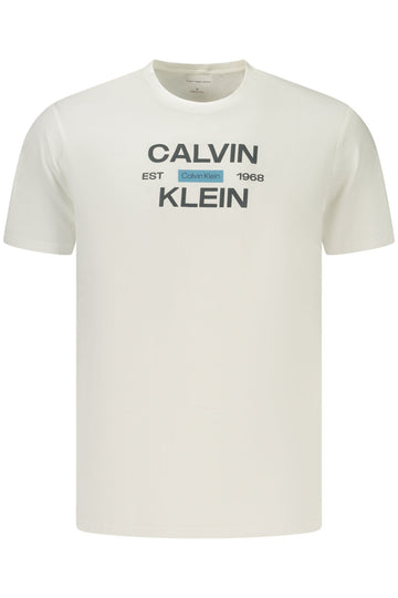 Calvin Klein мъжка тениска бяла 100% памук